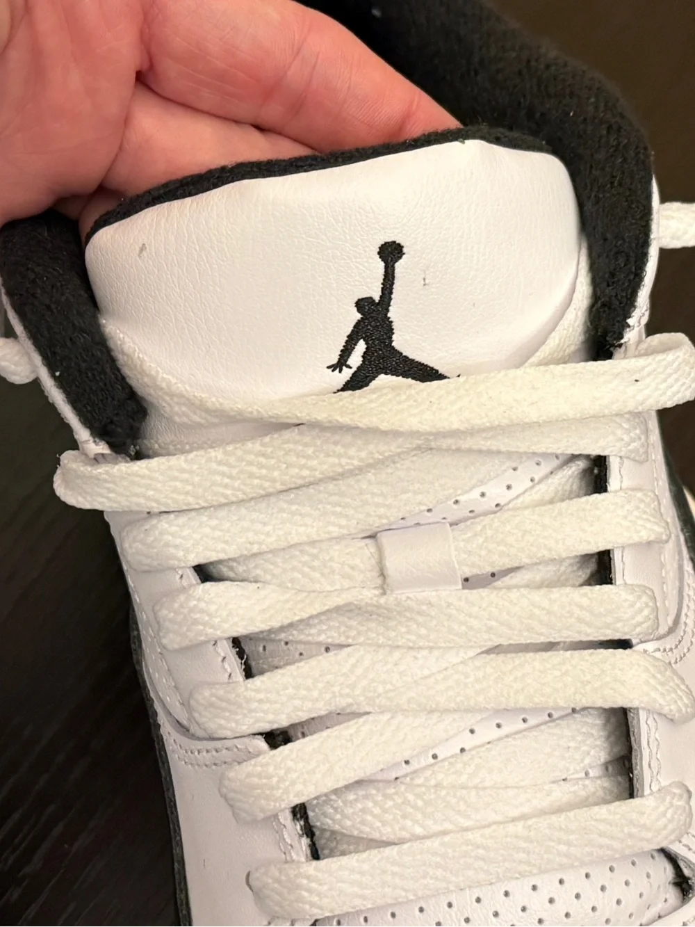 Jordan Flight Court Sneakers - White / Black Mens 8 NIB